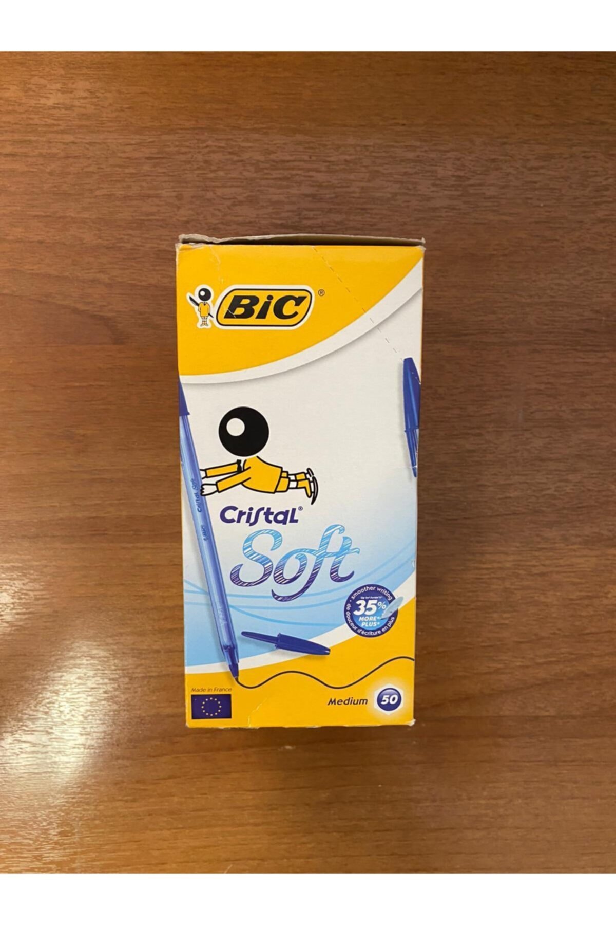 0_org_zoom-64.jpg Tükenmez Kalem Cristal Soft 50 Li Mavi 951 434 - 50'li Paket - Görsel 1