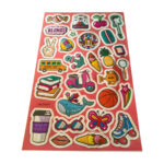 20x13cm Orta Boy graffiti vintage trend model-8 çocuk genç çıkartma telefon tablet etiket sticker