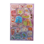 20x13cm Orta Boy graffiti vintage trend model-6 çocuk genç çıkartma telefon tablet etiket sticker