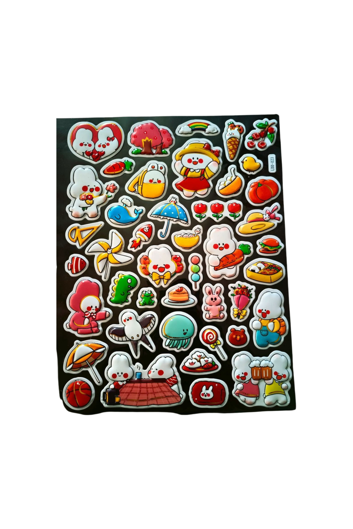 1_org_zoom-1111.jpg 25x20 cm Büyük Boy Kabartmalı model-3 çocuk genç çıkartma telefon tablet etiket sticker - Görsel 1