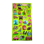 Şeffaf damla  kristal model-3 POP ART dekoratif telefon defter laptop etiket çıkartma sticker