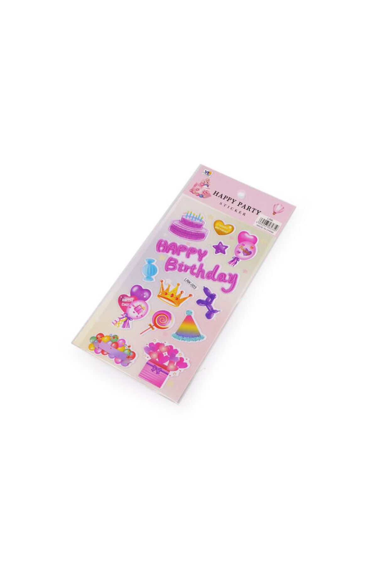1_org_zoom-1544.jpg Happy birthday doğum günü model-2 puffy çocuk party kız erkek çıkartma etiket sticker - Görsel 1