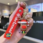 Yılbaşı noel baba kardan adam geyik hediye figür anahtarlık