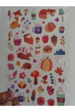 Büyük boy kabartmalı hayvan doğa çevre çıkartma sticker etiket - Görsel 2