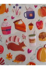 Büyük boy kabartmalı hayvan doğa çevre çıkartma sticker etiket - Görsel 4
