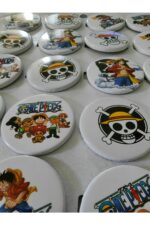 5 adet One piece anime çanta dekoratif tarz baskı tasarım rozet - Görsel 2
