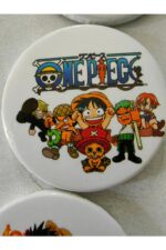 5 adet One piece anime çanta dekoratif tarz baskı tasarım rozet - Görsel 3