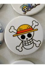 5 adet One piece anime çanta dekoratif tarz baskı tasarım rozet - Görsel 4