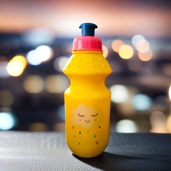 350 ml BPA free çocuk renkli okul ev yudum beslenme su şişesi matara suluk