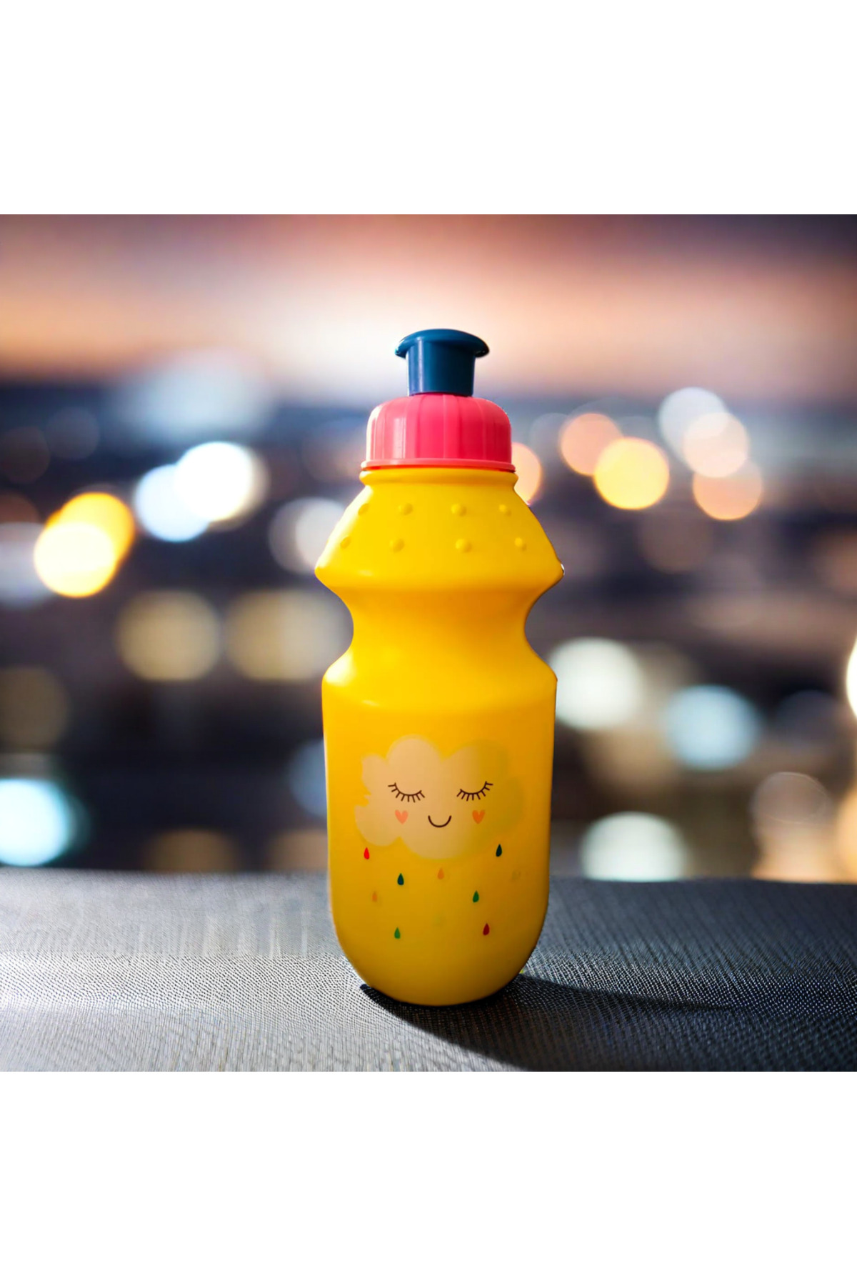 1_org_zoom-2279.jpg 350 ml BPA free çocuk renkli okul ev yudum beslenme su şişesi matara suluk - Görsel 1