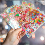 6 sayfa Çilek kız collection çıkartma sticker defter etiket