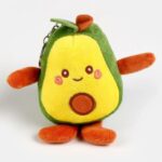 Avakado pelüş meyve çocuk maskot stres anahtarlık