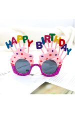 Happy birthday gözlük doğum günü party komik çocuk genç gözlüğü - Görsel 2