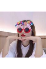 Happy birthday gözlük doğum günü party komik çocuk genç gözlüğü - Görsel 3