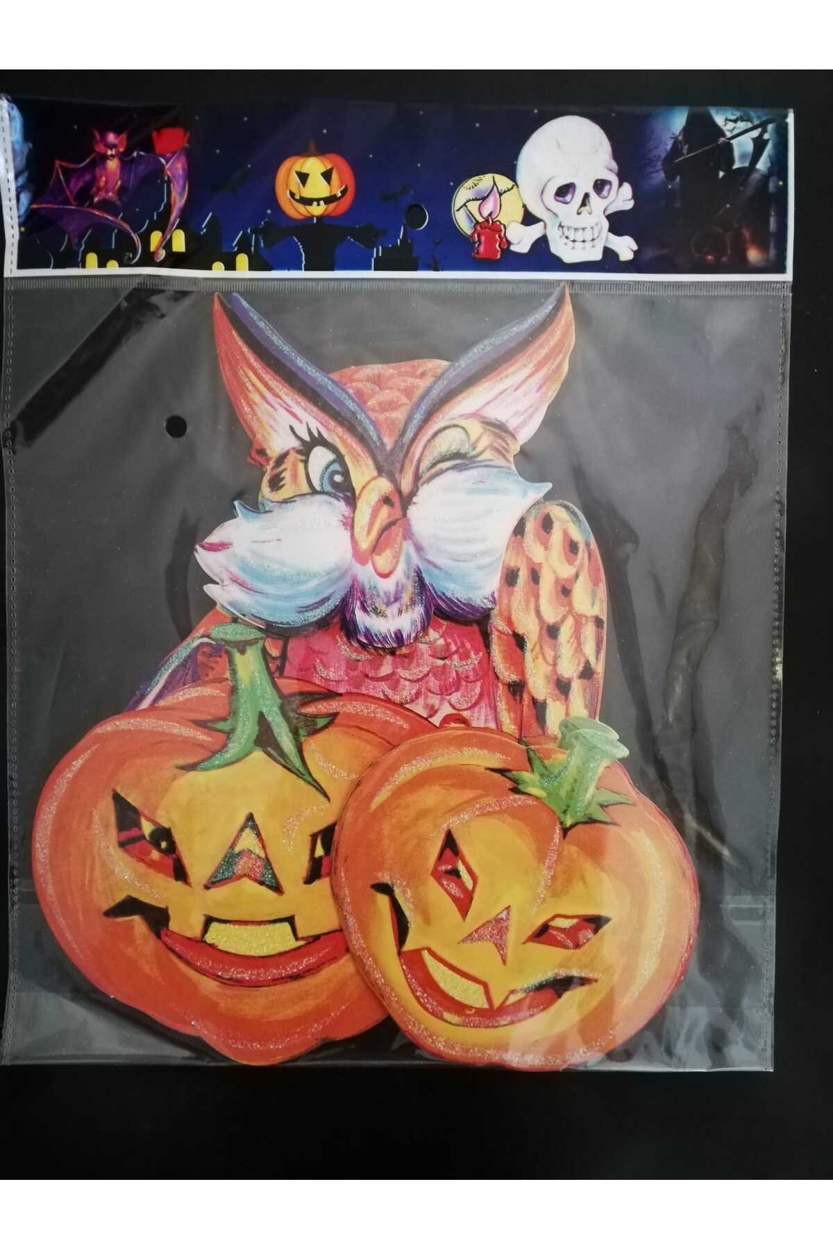 1_org_zoom-2669.jpg 3D büyük boy duvar sticker süs korku dekorasyon halloween cadılar bayramı - Görsel 1