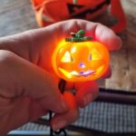 Balkabağı cadılar bayramı halloween dekoratif led ışık aydınlatma aksesuar kabak kolye