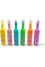 6'lı Fosforlu unicorn simli çocuk kız erkek öpğrenci okul işaretleyici highlighter kalem - Görsel 3