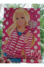 Barbie Sticker Etiket Çıkartma Çocuk Kız Boyama Kitabı