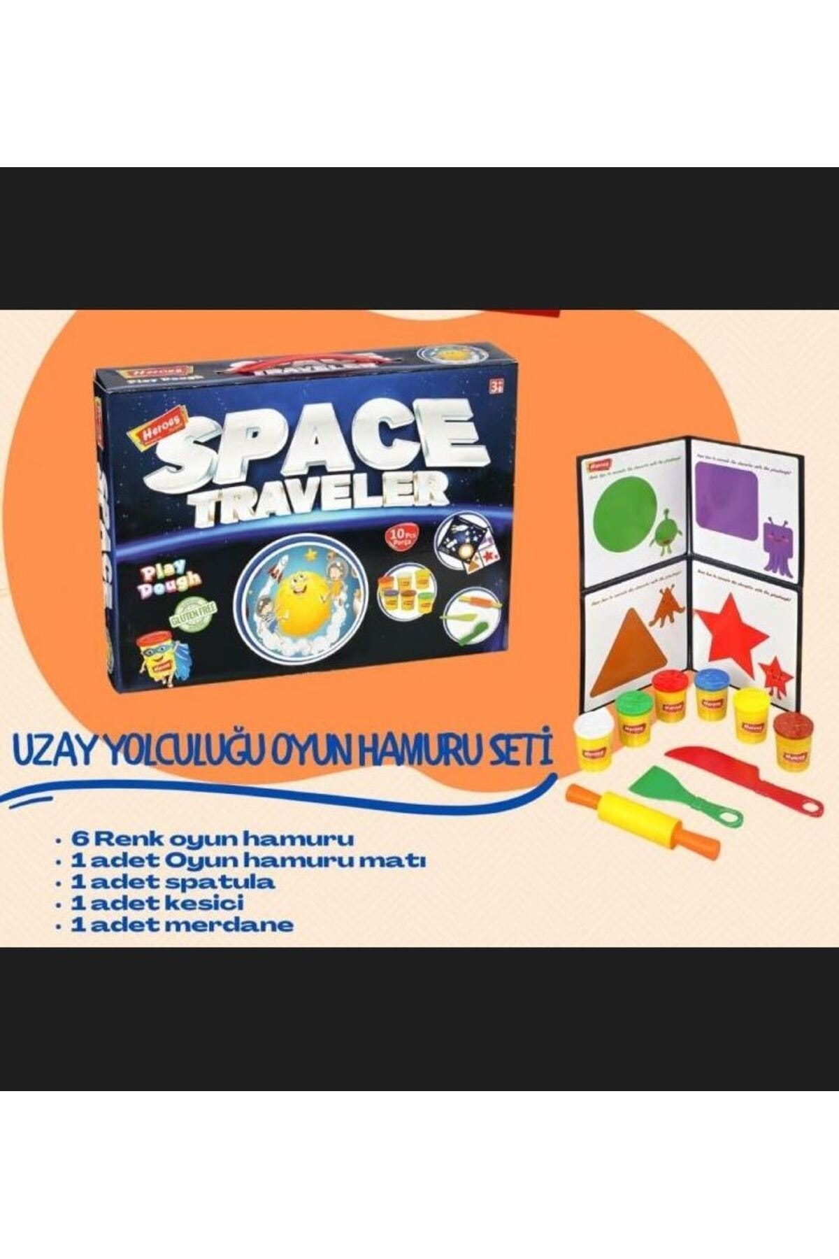 1_org_zoom-2908.jpg Space Traveler uzay yolculuğu çocuk oyun hamuru seti - Görsel 1
