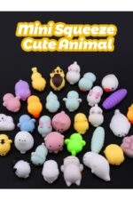 5 adet hayvan sukuşi anti-stres çocuk okul tatil hediye squishy oyuncak