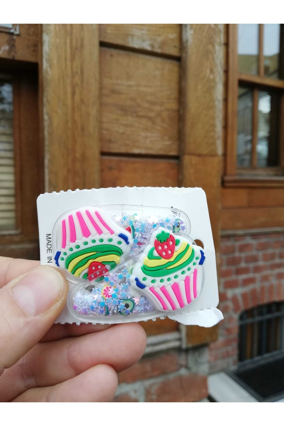 1_org_zoom-3167.jpg Dondurma Renkli Figür Saç Kız Toka - Görsel 1