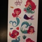 Denizkızı D6 Bebek Çocuk Sticker Etiket Geçici Dövme