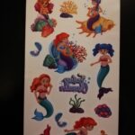 Denizkızı D4 Bebek Çocuk Sticker Etiket Makyaj Geçici Dövme