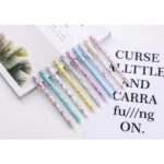 10 Adet Farklı Canlı Renkler Unicorn Flamingo Kırtasiye Okul Çocuk Kız Erkek Jel Kalem