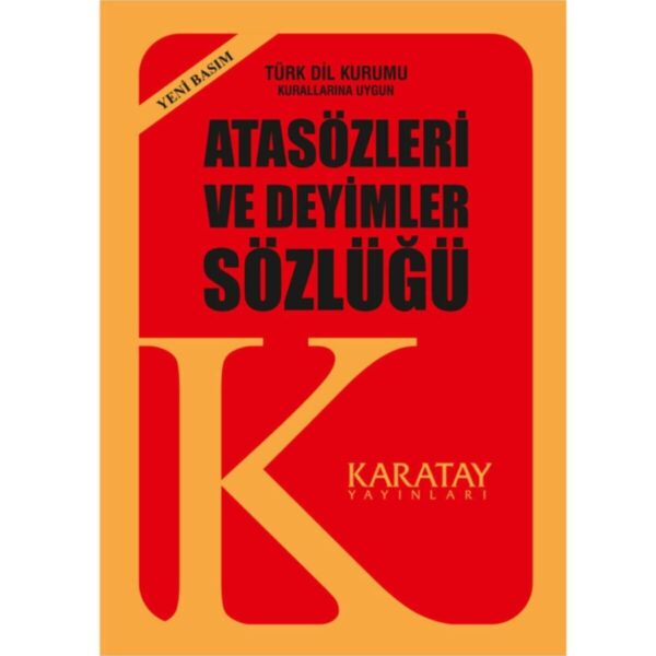 Atasözleri Ve Deyimler Sözlüğü 1.hm Plastik Kapak-sarı