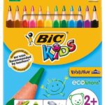 Unisex Çocuk Kids Evolution Üçgen Jumbo Kuru Boya Kalemi 12'li Kutu