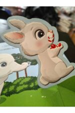 3 kitaplık 3 boyutlu hareketli dostluk ormanı panda zürafa fil tavşan serisi masal öykü çocuk kitap - Görsel 7