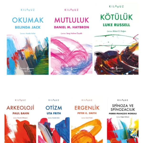 Kılavuz Dizisi-Okumak,Mutluluk,Kötülük,Ergenlik,Otizm,Arkeoloji,Spinoza ve Spinozacılık 7 kitap