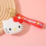 Sanrio Hello Kitty melodi Cinnamoroll çocuk aksesuar bozukluk mini cüzdan anahtarlık