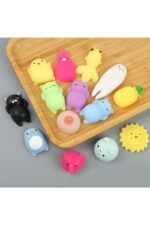 5 adet hayvan sukuşi anti-stres çocuk okul tatil hediye squishy oyuncak - Görsel 3