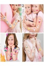3 Sayfa Unicorn Çocuk Model-2 Geçici Dövme - Görsel 6